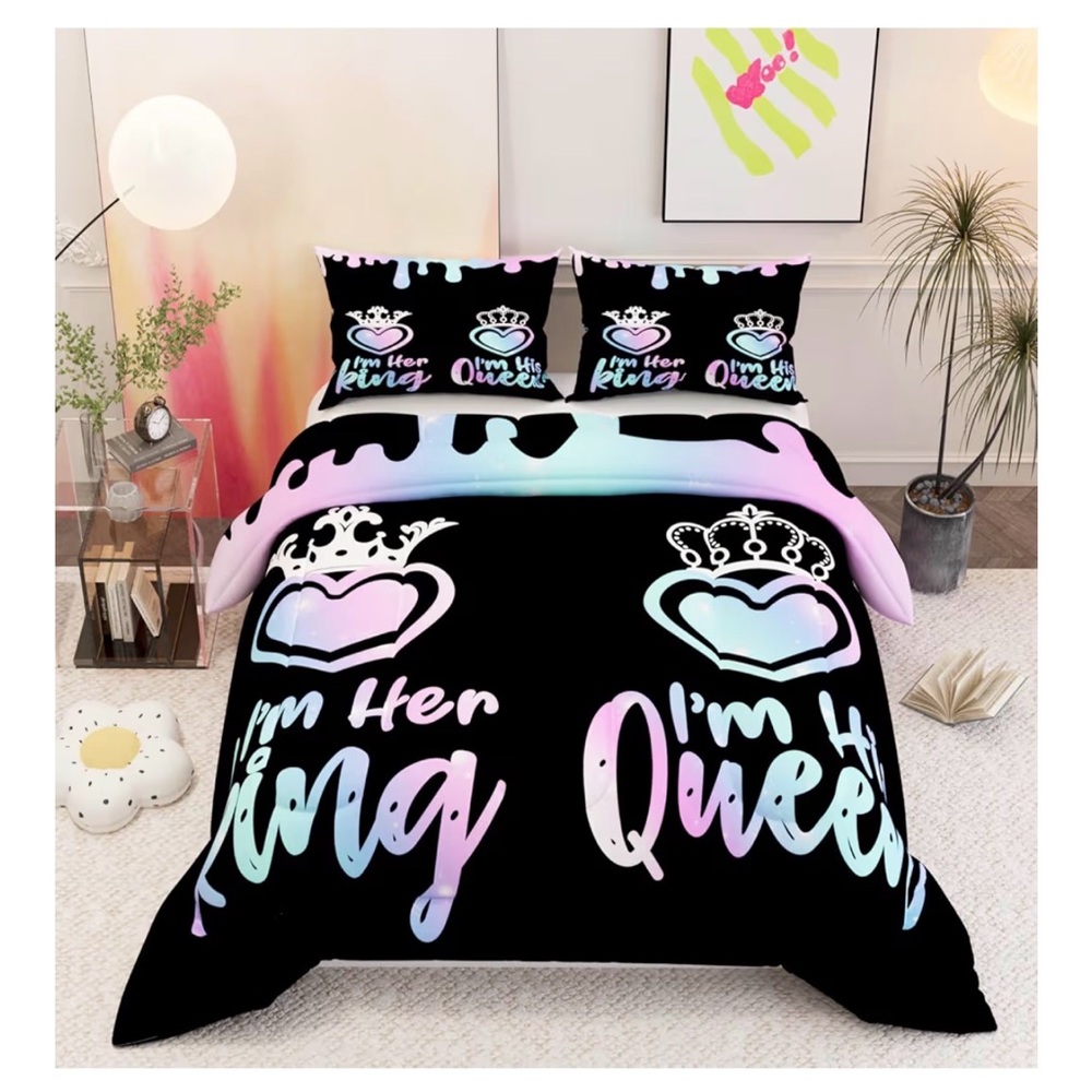 Twin size comforter set